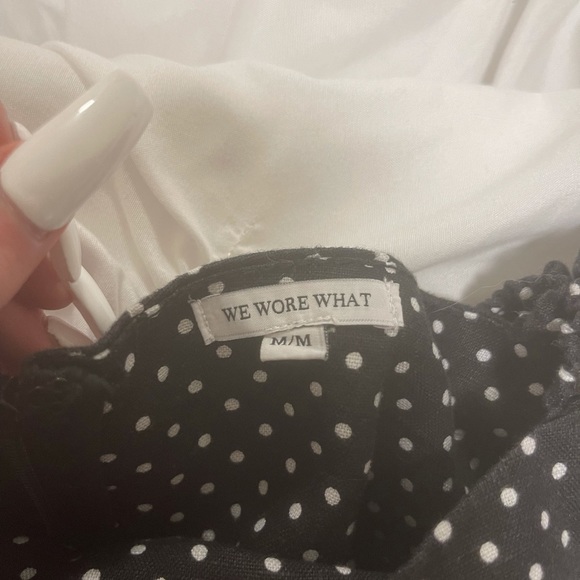 WeWoreWhat Smoked Linen Romper - Picture 3 of 4